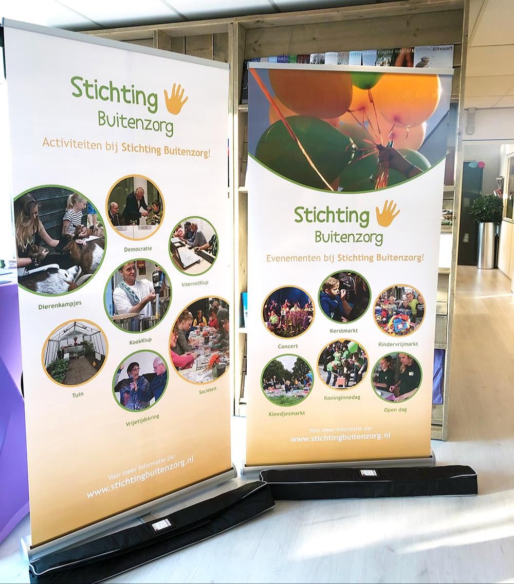 Roll-up banner Stichting Buitenzorg