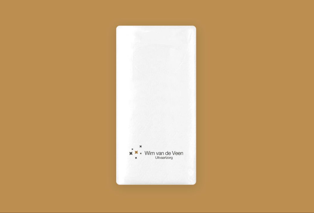 Tissue's / Papieren zakdoeken voor uitvaartverzorgers