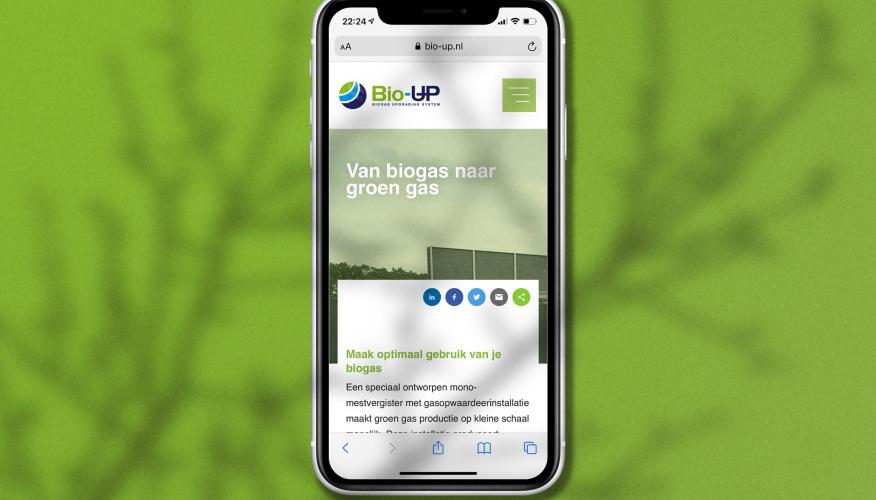 De website van Bio-Up staat live